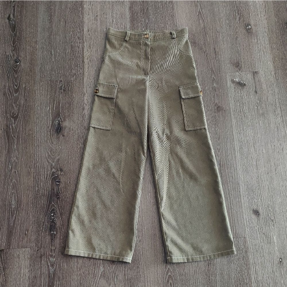Girls IZ Byer Wide Leg Cargo Pant Size 10